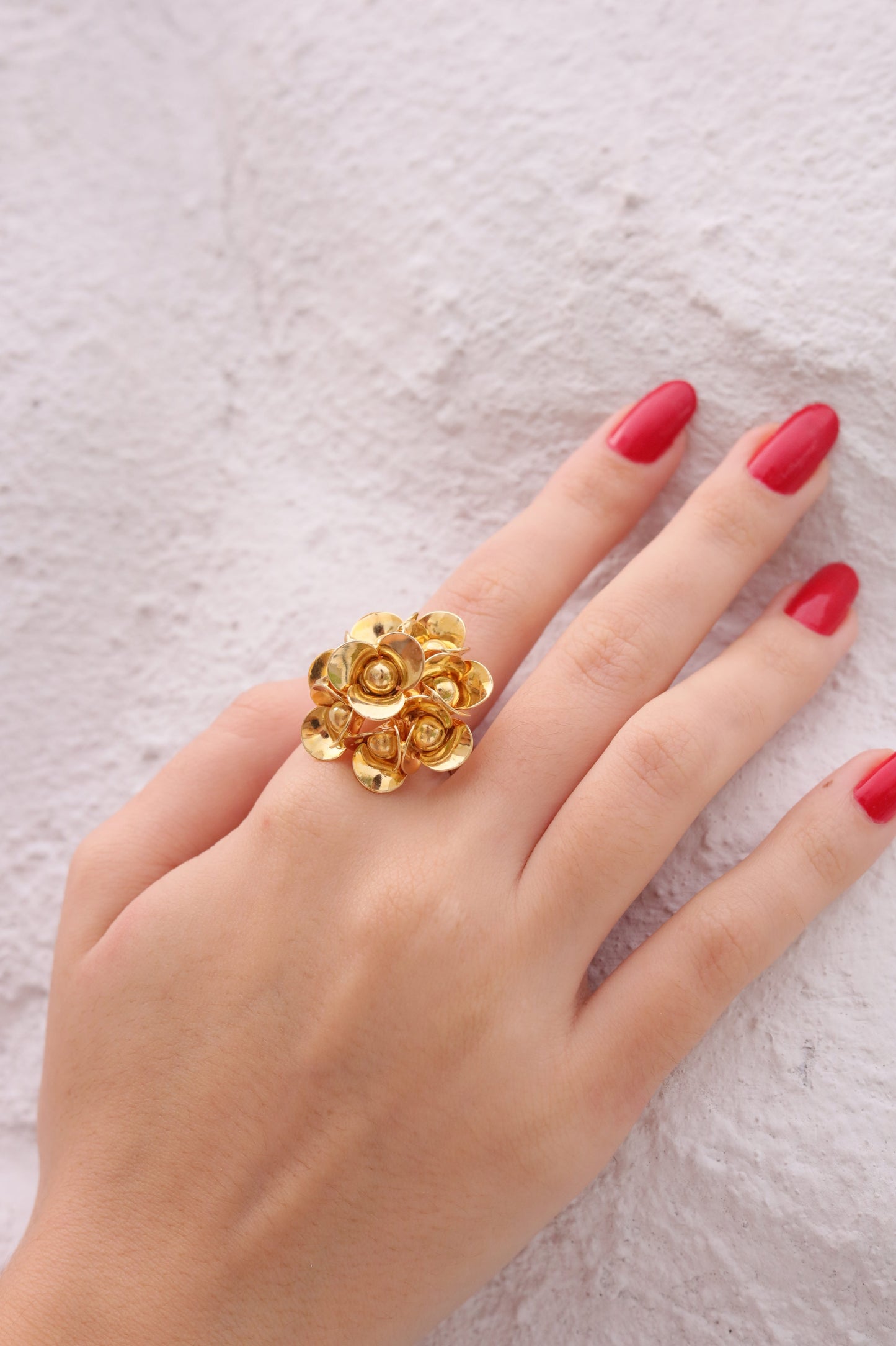 ANEL PETALA DE OURO