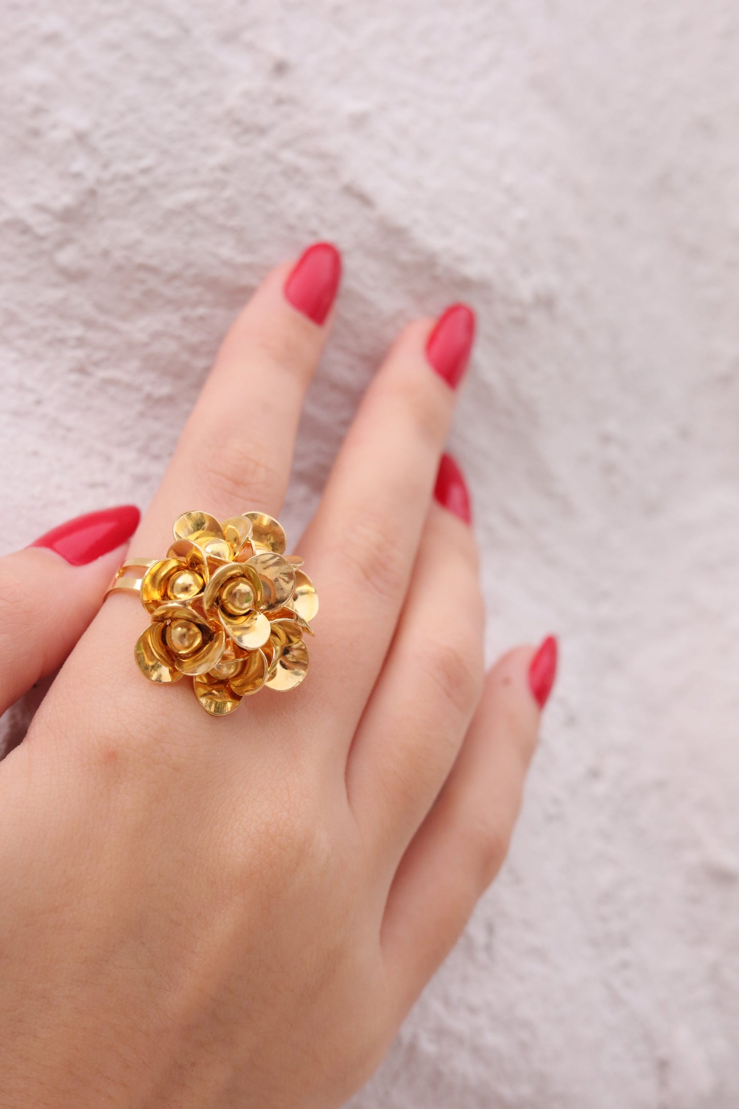 ANEL PETALA DE OURO
